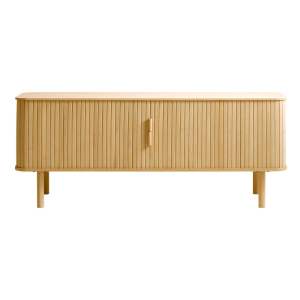 TV stolek v dekoru dubu v přírodní barvě 160×56 cm Cavo – Unique Furniture