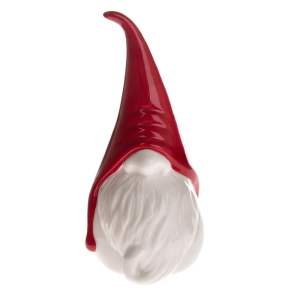 Porcelánová vánoční dekorace s LED světlem Dakls, výška 15 cm