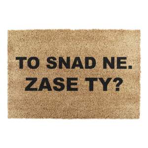Rohožka z kokosového vlákna 40×60 cm Zase Ty? – Artsy Doormats