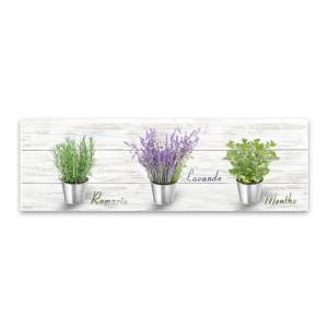 Obraz Styler Canvas Shabby Herbs, 27 x 75 cm