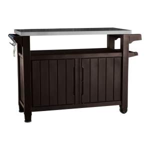 Multifunkční zahradní stolek KETER UNITY XL 207L – 134 x 52 x 90 cm – Brown