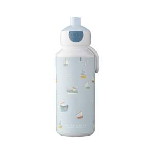 Dětská lahev v bílé a světle modré barvě 400 ml Sailors bay – Mepal