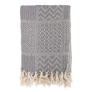Šedá deka Bloomingville Throw, 130 x 160 cm