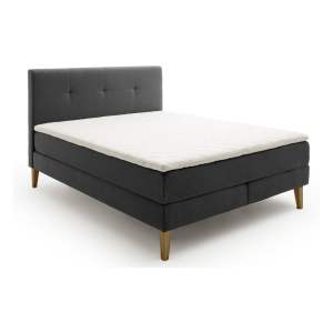 Antracitová boxspring postel 180×200 cm Stockholm – Meise Möbel