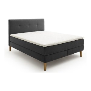 Antracitová boxspring postel 180×200 cm Stockholm – Meise Möbel