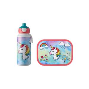 Sada dětského svačinového boxu a láhve na vodu Mepal Unicorn