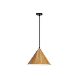 Hnědé závěsné svítidlo se skleněným stínidlem ø 25 cm Dunca – Candellux Lighting