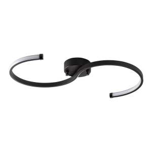 Černé LED stropní svítidlo 25×10 cm Es – Opviq lights