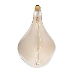 Teplá LED filamentová stmívatelná žárovka E27, 3 W Voronoi II – tala