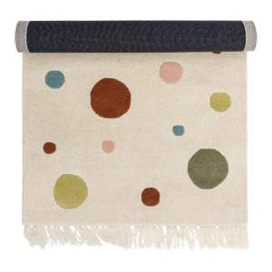 Krémový vlněný dětský koberec 90×140 cm Clennie – Bloomingville Mini
