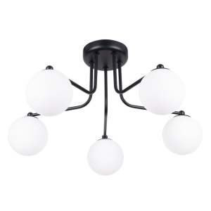 Černobílé stropní svítidlo Beam – Nice Lamps