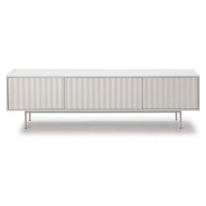Bílý TV stolek 180×52 cm Sierra – Teulat