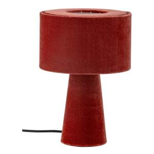 Červená stolní lampa s textilním stínidlem (výška 30 cm) Emmie – Bloomingville