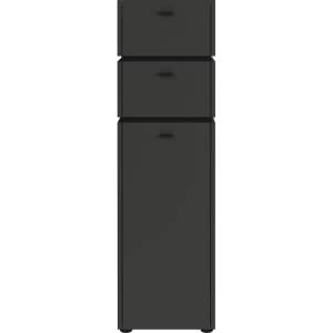 Antracitová vysoká koupelnová skříňka 34×117 cm Modesto – Germania