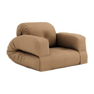 Hnědé křeslo Hippo – Karup Design