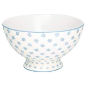 Modrá porcelánová miska na polévku Green Gate Laurie, ø 15 cm