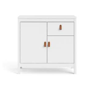Bílá nízká komoda 82×80 cm Madrid – Tvilum