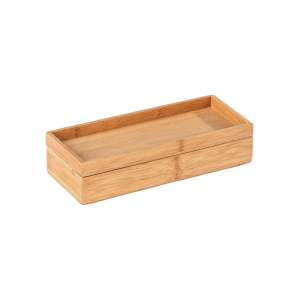 Bambusový úložný box s podnosem Wenko Terra