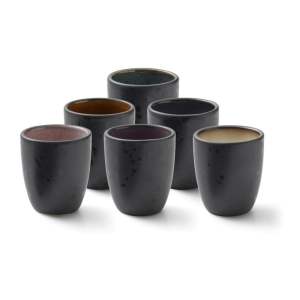 Kameninové hrnky na espresso v sadě 6 ks 100 ml Mensa – Bitz