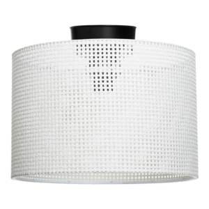 Krémové stropní svítidlo s textilním stínidlem ø 30 cm Goza – Squid Lighting