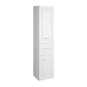 Bílá koupelnová skříňka 40×184 cm Favolo – Sapho