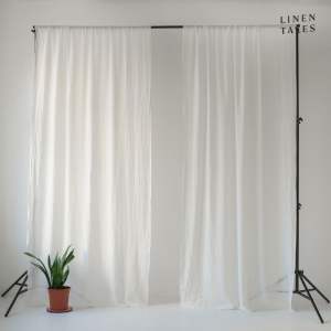 Bílá záclona 130×275 cm Daytime – Linen Tales