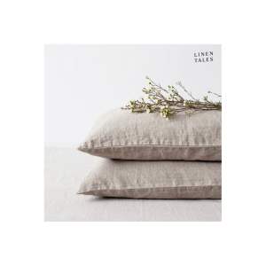 Lněný povlak na polštář 80×80 cm Natural – Linen Tales