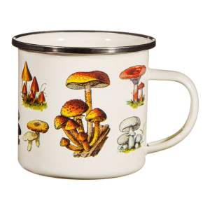 Krémový dětský hrnek ze smaltu Vintage Mushroom – Sass & Belle