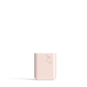 Růžové silikonové pouzdro na placatku Memobottle A7 Sleeve