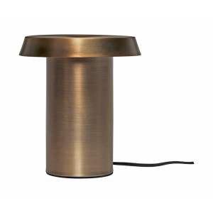 Hnědá kovová stolní lampa Keen – Hübsch