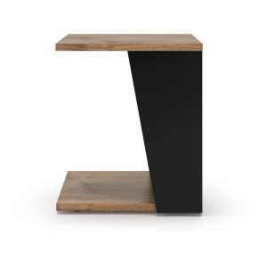 Konferenční stolek s deskou v dekoru ořechového dřeva 40×40 cm Albi – TemaHome
