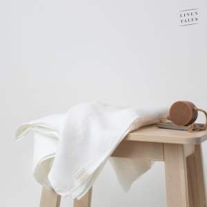 Bílý lněný ručník 65×45 cm – Linen Tales