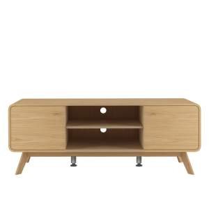 TV stolek v dekoru dubu v přírodní barvě 140×53 cm Cassie – Støraa