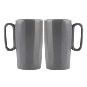 Šedé hrnky z kameninyv sadě 2 ks 330 ml Fuori – Vialli Design