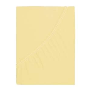 Žluté napínací prostěradlo 120×200 cm – B.E.S.
