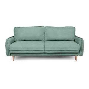 Zelená rozkládací pohovka z textilie bouclé 215 cm Patti – Bonami Selection
