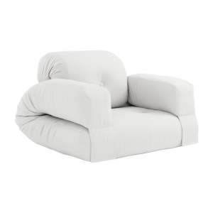 Bílé rozkládací křeslo vhodné do exteriéru Karup Design Design OUT™ Hippo White