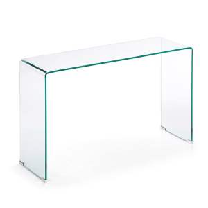 Skleněný konzolový stolek 40×125 cm Burano – Kave Home