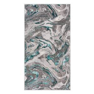 Šedo-tyrkysový koberec 120×170 cm Marbled – Flair Rugs