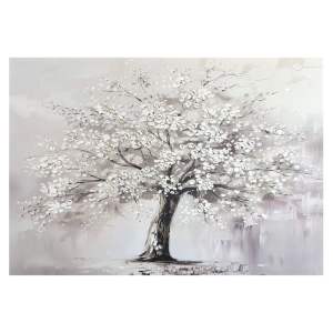 Obraz s ručně malovanými prvky 70×100 cm White Tree – Styler