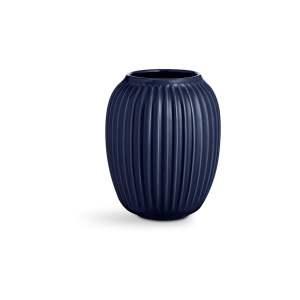 Tmavě modrá kameninová váza Kähler Design Hammershoi, ⌀ 16,5 cm
