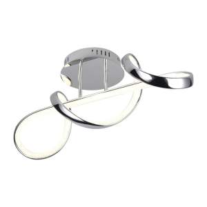 LED stropní svítidlo ve stříbrné barvě 22×60 cm Padua – Trio