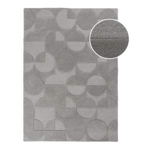 Šedý vlněný koberec Flair Rugs Gigi, 160 x 230 cm