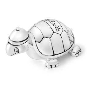 Kovová krabička na první zoubek ø 8×3 cm Turtle – Zilverstad