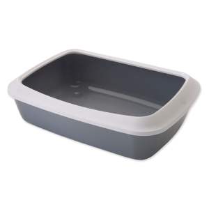 Šedý kočičí záchod 37×50 cm Savic Iriz – Plaček Pet Products