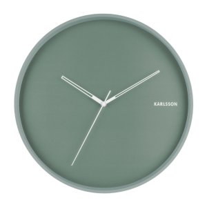 Mátově zelené nástěnné hodiny Karlsson Hue, ø 40 cm