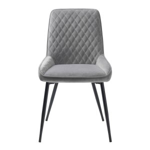 Šedá jídelní židle Milton – Unique Furniture