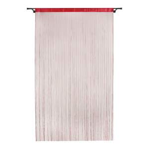 Červený závěs do dveří 100×200 cm String – Mendola Fabrics