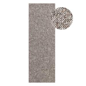 Šedý pratelný běhoun 80×240 cm Rocco Taupe – Elle Decoration