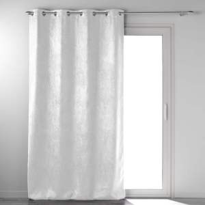 Bílý sametový zatemňovací závěs 135×280 cm Melodie – douceur d’intérieur